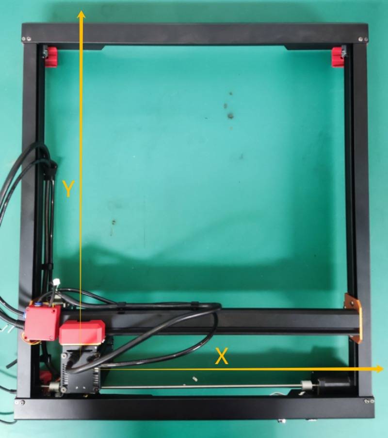 How the Laser Engravers' Work Area Relates to the Task Area in the